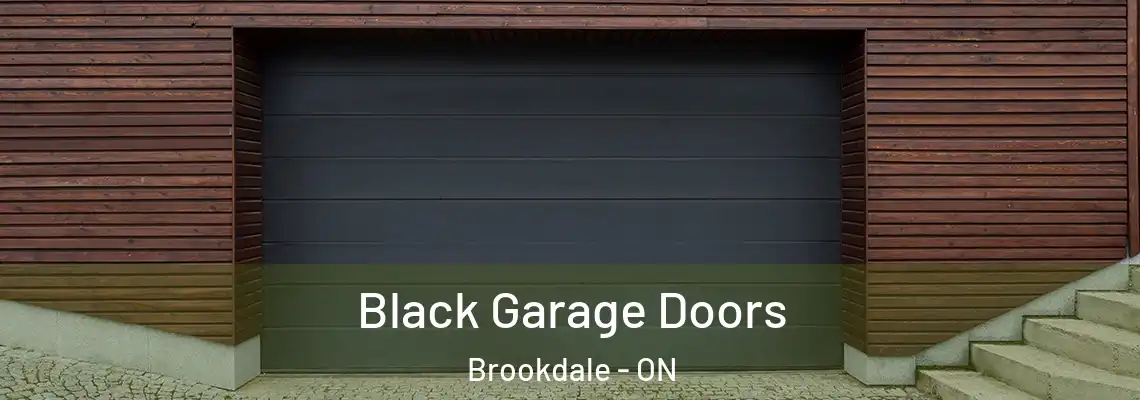 Black Garage Doors Brookdale - ON