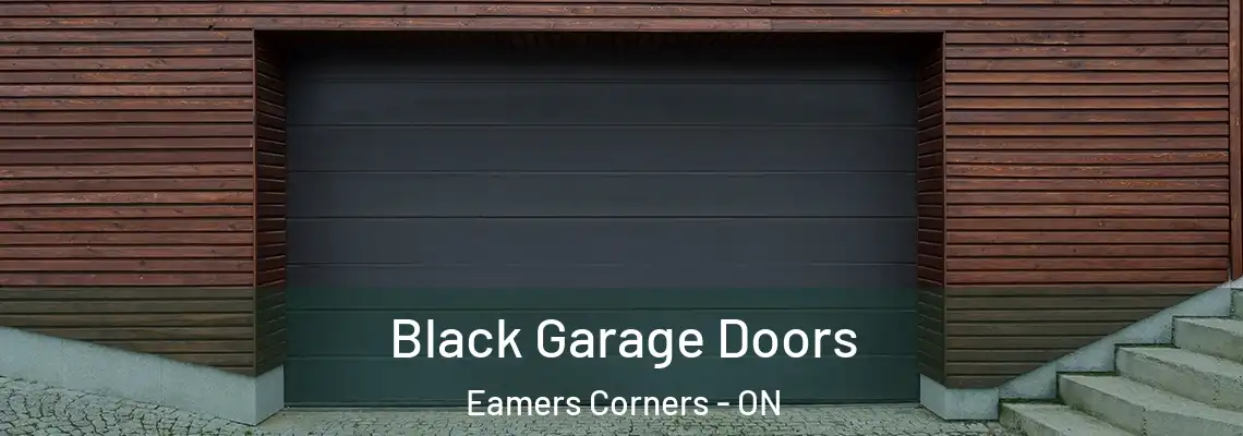 Black Garage Doors Eamers Corners - ON