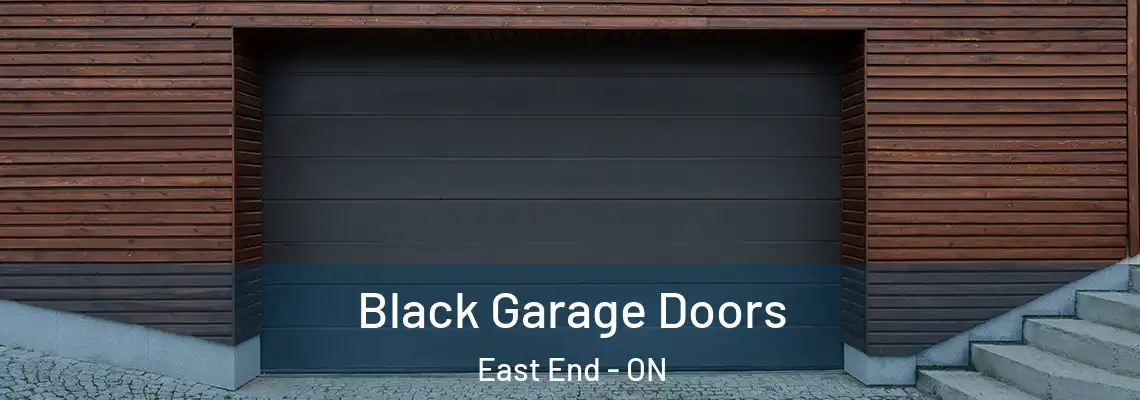 Black Garage Doors East End - ON