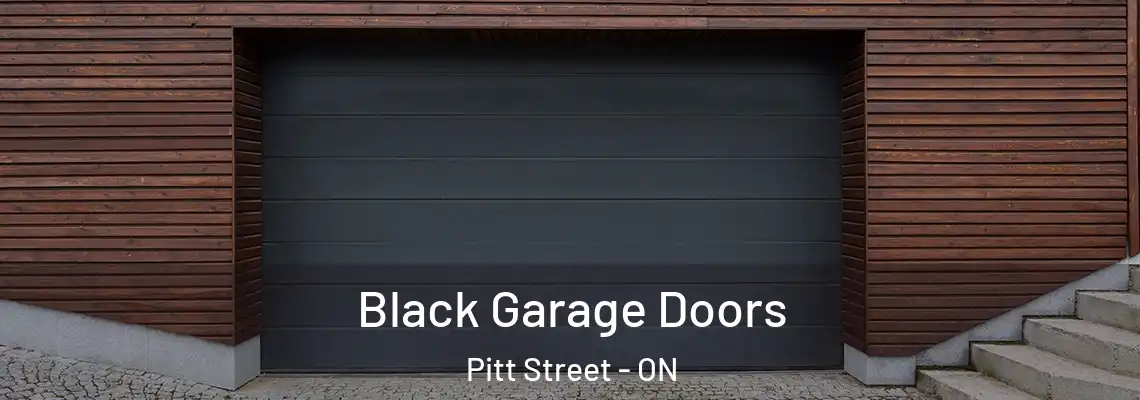 Black Garage Doors Pitt Street - ON