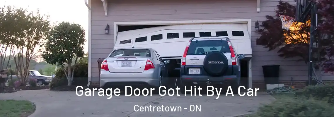 Garage Door Got Hit By A Car Centretown - ON