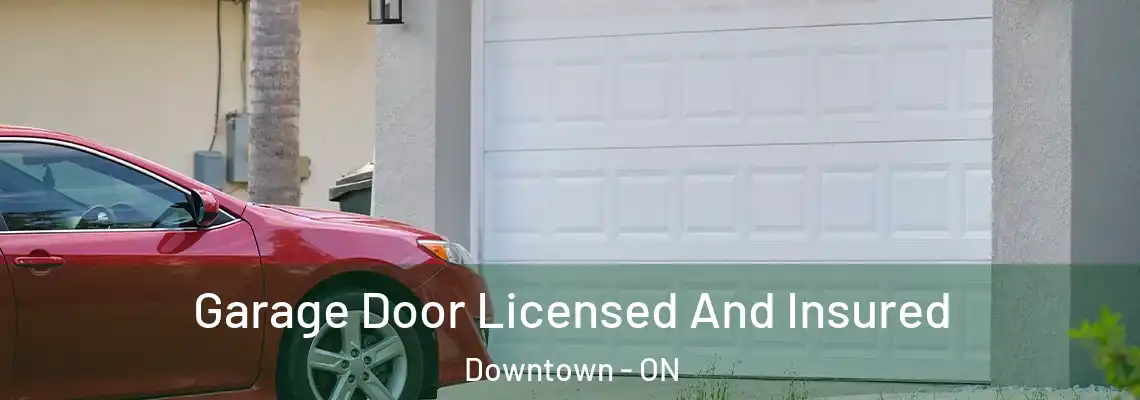 Garage Door Licensed And Insured Downtown - ON