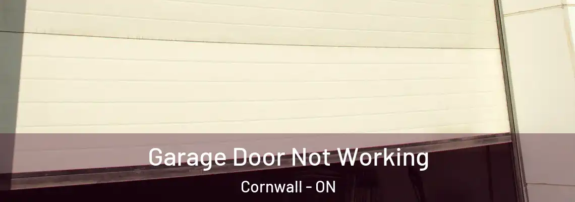 Garage Door Not Working Cornwall - ON