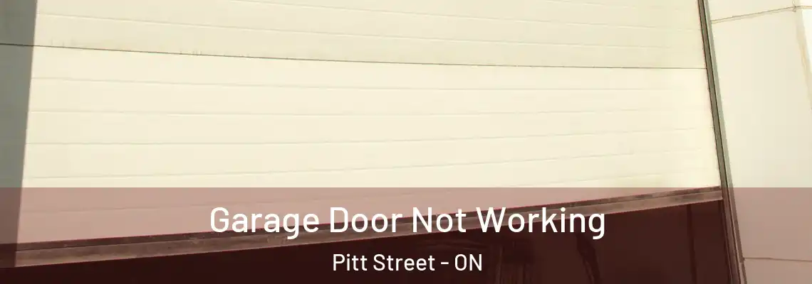 Garage Door Not Working Pitt Street - ON