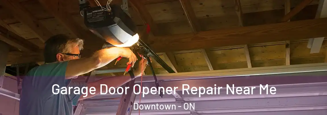 Garage Door Opener Repair Near Me Downtown - ON