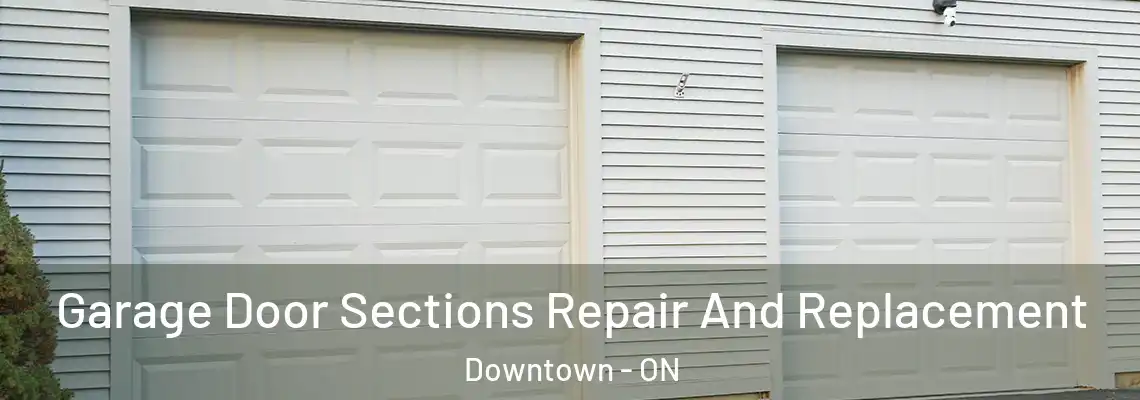Garage Door Sections Repair And Replacement Downtown - ON