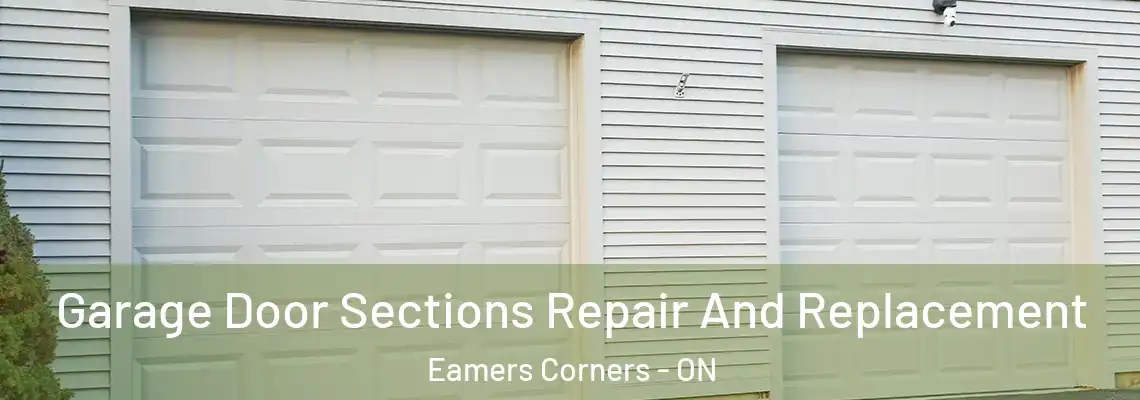 Garage Door Sections Repair And Replacement Eamers Corners - ON