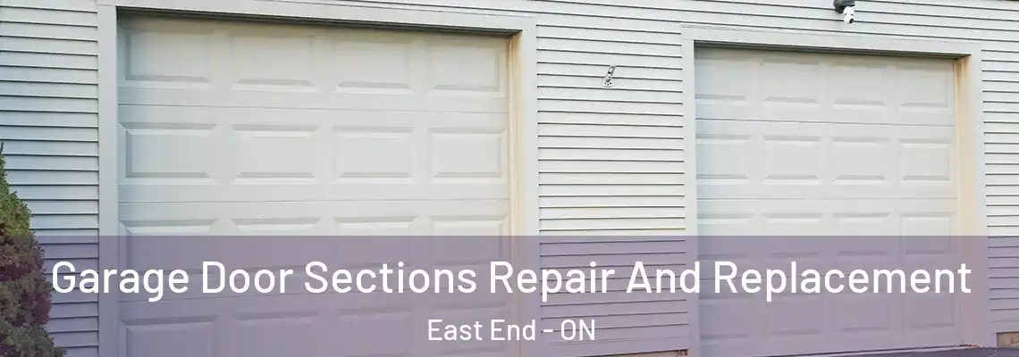 Garage Door Sections Repair And Replacement East End - ON