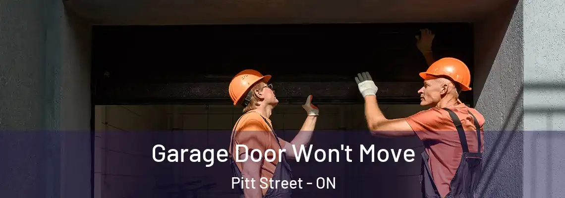 Garage Door Won't Move Pitt Street - ON