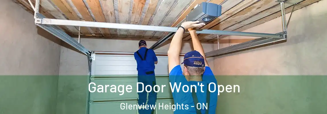 Garage Door Won't Open Glenview Heights - ON
