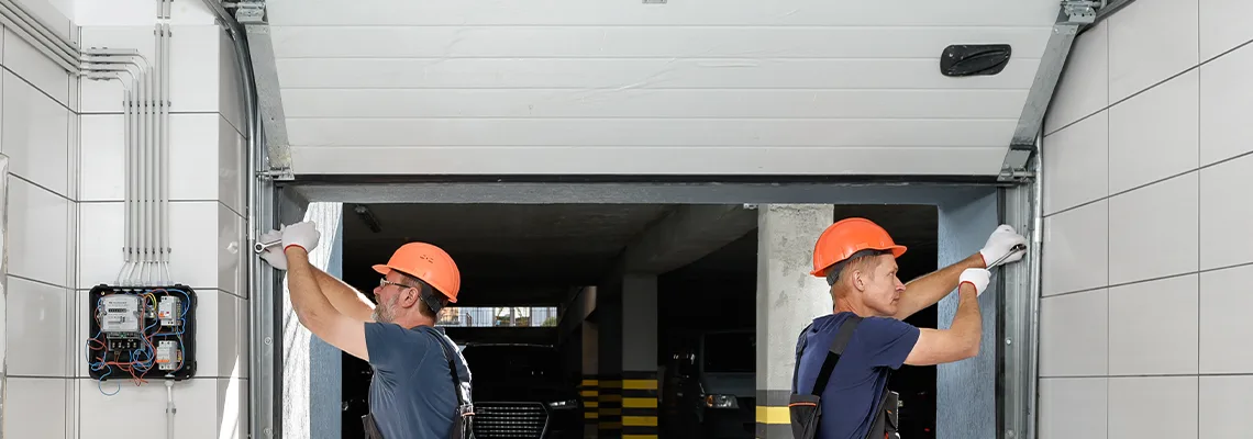 Garage Door Track Weather Stripping Repair in Riverdale, ON