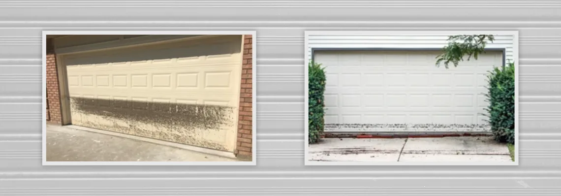 Garage Door Panel Water Damage Repair in Riverdale, ON
